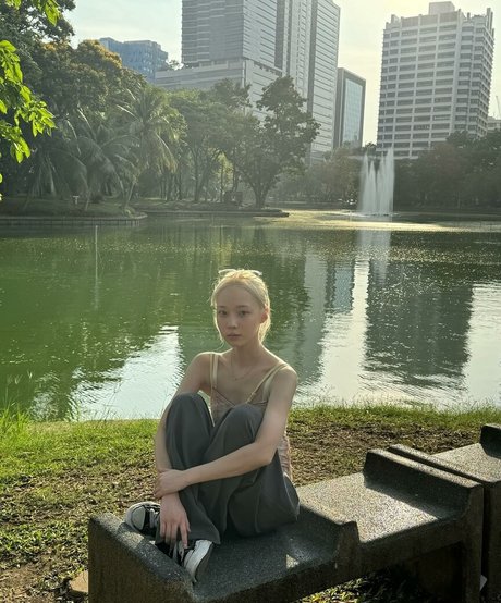 Winter spa erotic model photo