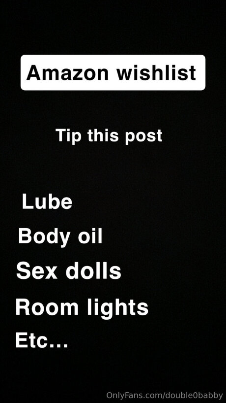 Double0babby pornographic actress photo