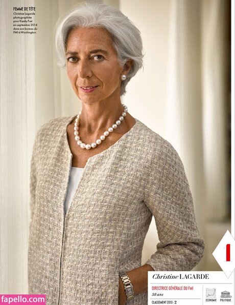 Christine Lagarde pretty model img