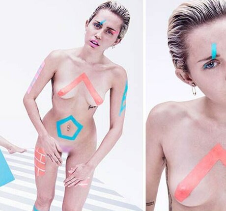 Cyrus Miley model pornographic image