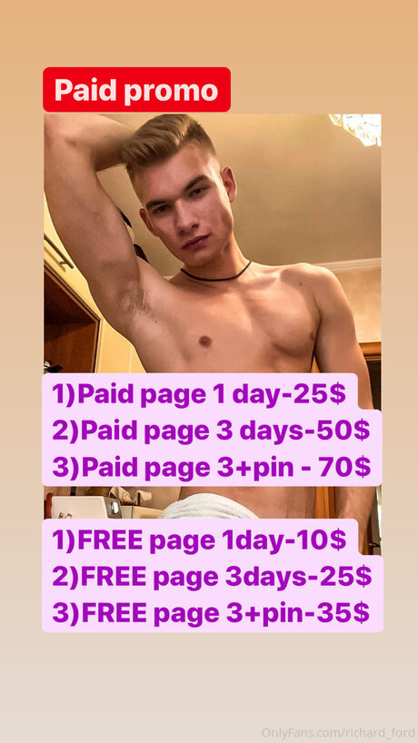 Richard Ford ホットなスター 写真