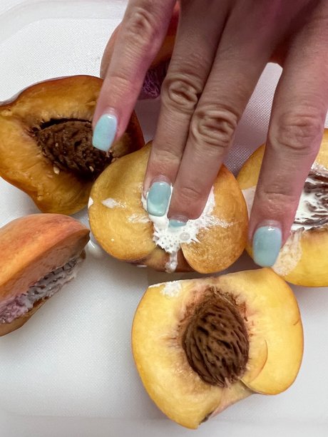 Plump Peach_ 素敵なスター 写真