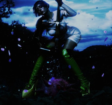 Ashnikko ヌードモデル 写真