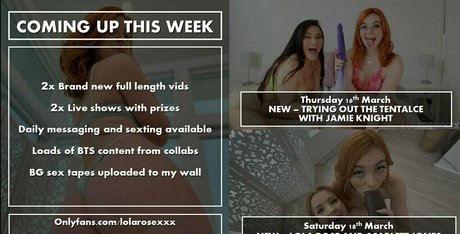 xxxlolarose ポルノモデル 写真