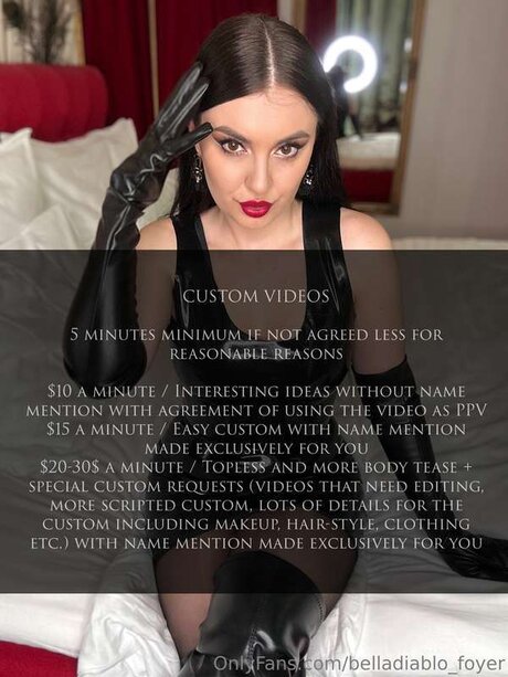 Belladiablo Foyer ホットなモデル 写真