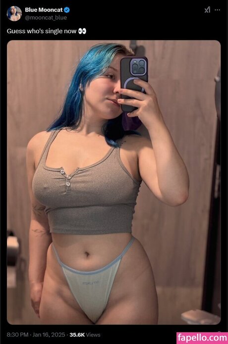 Blue Mooncat 素敵なスター 画像