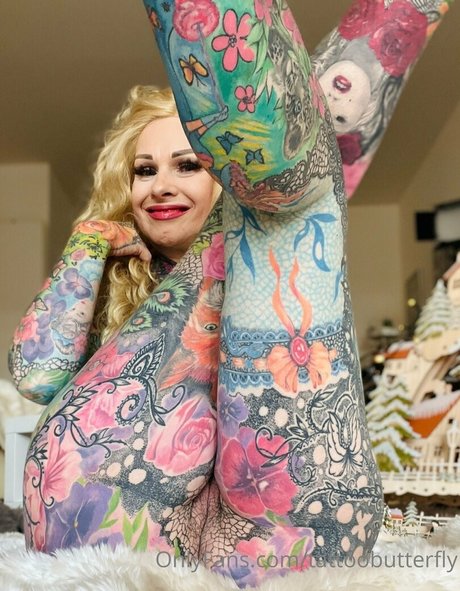 Tattoobutterfly 裸のスター 画像